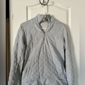 QUILTED WARM PULLOVER (LIKE SCUBA) in good condition grey